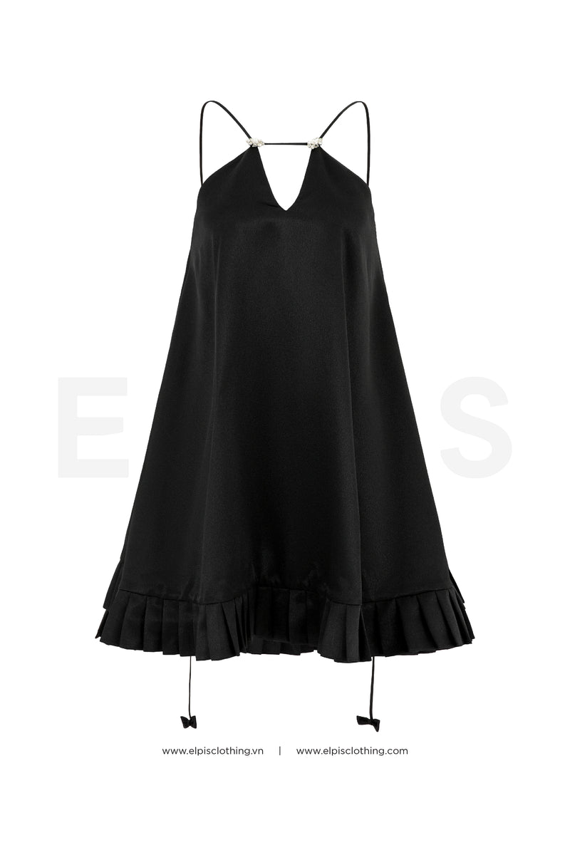 silk a line mini dress | EL23D89