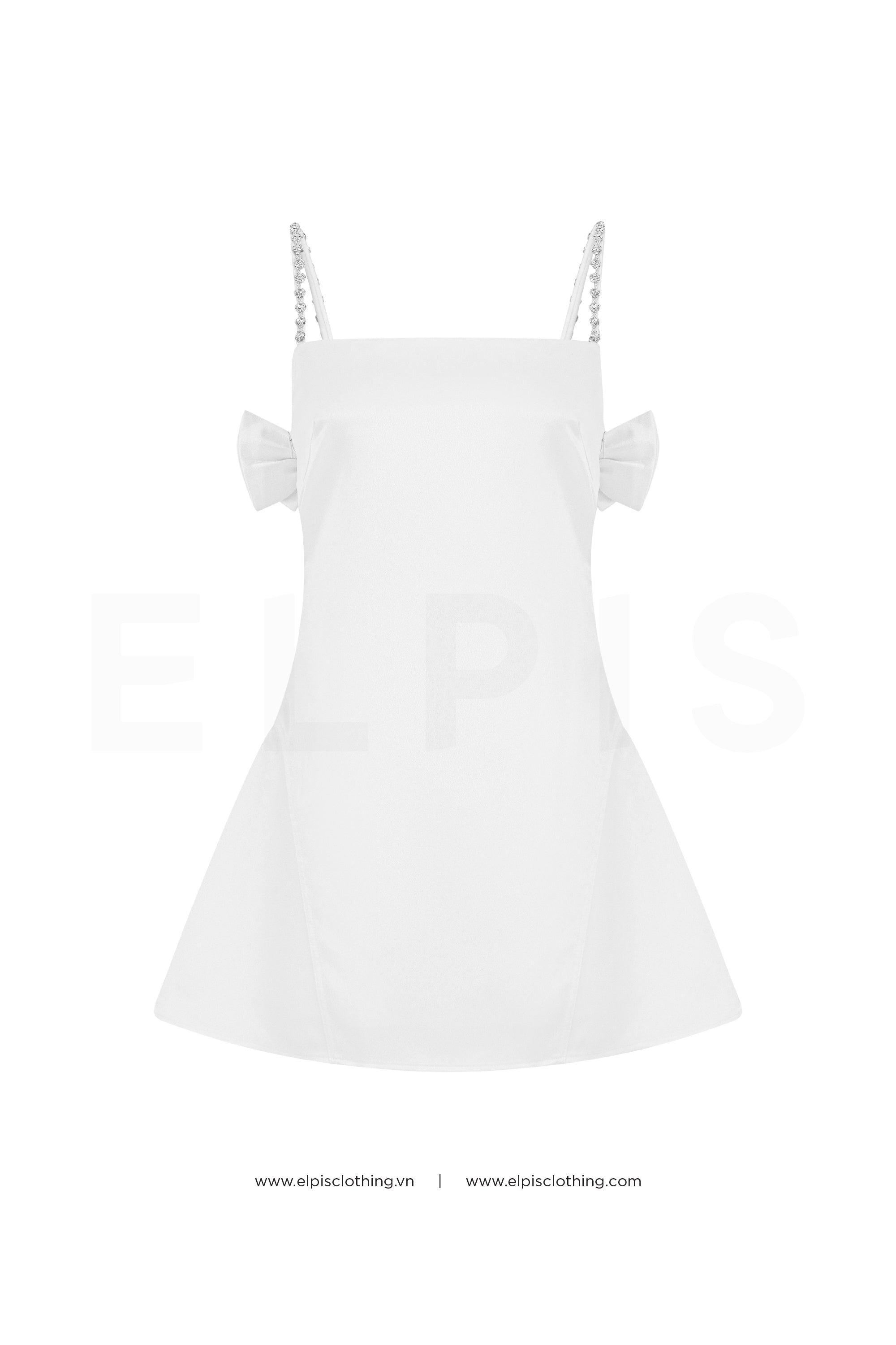 straps mini a line dress | EL23D49