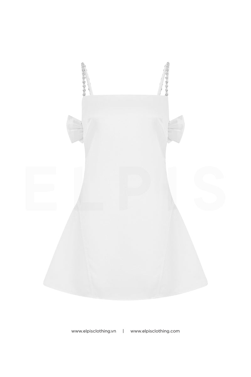 straps mini a line dress | EL23D49