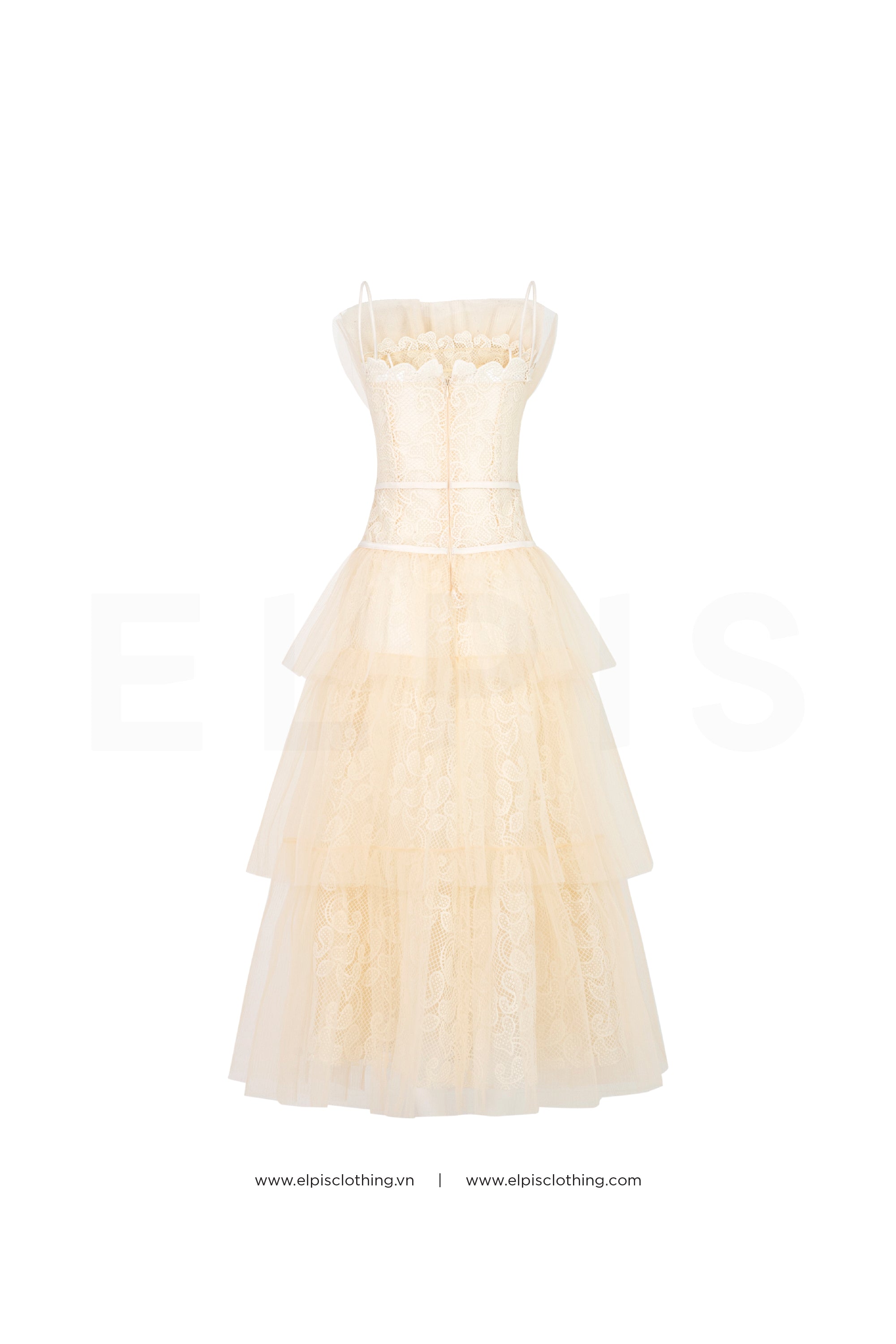maxi lace dress | EL23D19