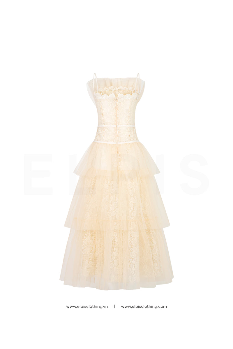 maxi lace dress | EL23D19