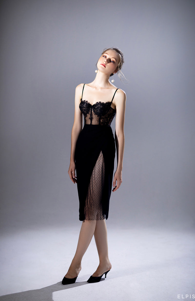 Black lace corset | PF20T99