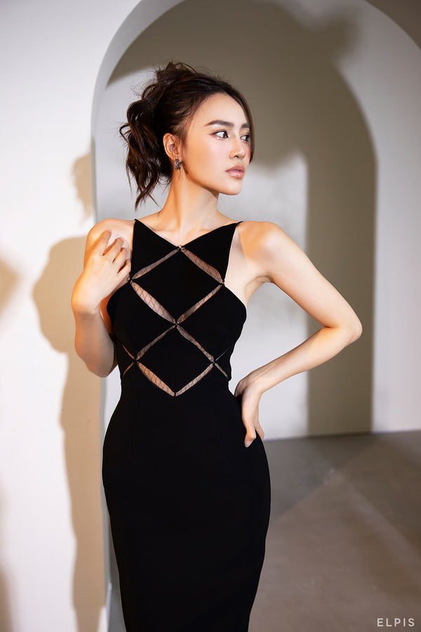 Body midi dress featuring cut-out detailing | FW21D02